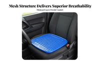 Easy Installation Summer Cooling Seat Pad Non-Slip Breathable Car Seat Cushion Wear-Resistant for Truck Drivers, Van, Forklift
