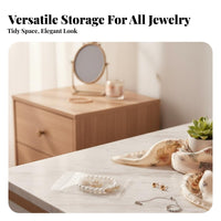 Anti-Oxidation Resealable Closure Bag Airtight Seal Anti Tarnish Jewelry Pouch Dustproof Transparent Jewelry Bag for Women, Crafters, Travel