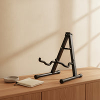 A-Shaped Guitar Stand Portable Folding Guitar Stand Heavy Duty Foldable Instrument Holder for Guitarists, Stage, Studio
