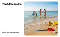 Clam Digging Rake and Shovel Set Child-Sized Kids Beachcombing Tool Kit Crustacean Catching Equipment Portable for Family, Beach