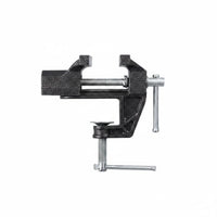 Compact Small Steel Vise Heavy Duty Mini Bench Vise 360° Rotating for Workshop