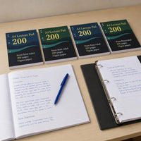 Premium Thickened Notebook for Students, Minimalist Design, Draft and Exercise Book