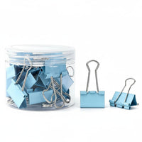 Foldback Clip Convenient Storage Tub Foldback Clips Strong Grip Binder Clip for School, Crafts