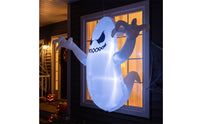Halloween Inflatable Ghost with Built-in LEDs Lighted Inflatable Ghost with LED Outdoor Decoration Glowing for Homeowners, Party Hosts, Yard, Garden, Porch