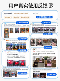 方寸秘境斗鱼专用缸新款桌面小型加热鱼缸客厅办公室家用生态造景 鱼缸(标准版)+水晶石造景 108x108x215mm