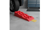 2 Pieces RV Leveling Ramp Heavy Duty Tire Leveling Block Reinforced Ribs Vehicle Equipment for Campers, Camping
