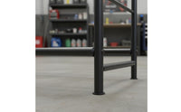 Rolling Tire Display Rack on Wheels Storage System Large Capacity for Showroom