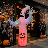 Spooky Halloween Inflatable Ghost Scary Halloween Ghost Inflatable Easy Setup Weather-Resistant for Porch