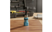 Single-Handed-Handed Use Quick Change Bit Holder Long-Lasting Quick Release Bit Holder Knurled Grip Hex Shank Adapter Heavy-Duty for Professionals, Repair, Construction