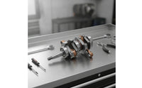 Crankshaft Assembly Connecting Rod Direct Replacement Crankshaft Assembly with Connecting Rod Machined for Boat Owners