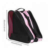Roller Skate Carrier Single Shoulder Skate Bag Breathable Mesh Design for Kids