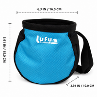 Drawstring Chalk Bag, Bouldering Chalk Bag for Rock Climbing, Adjustable Belt, Fleece Interior, with Phone Pocket