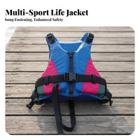 Grown-up Flotation Device Lightweight Kayaking Buoyancy Aid Fishing Safety Vest Breathable Swimming Buoyancy Aid Quick-Dry