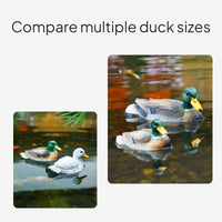 Buoyant Goose Pond Decor Resin Water Ornament Outdoor