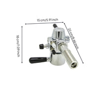 Beer Faucet with Lever Handle Compact Beer Faucet Easy to Install Keg Tap Handle for Home