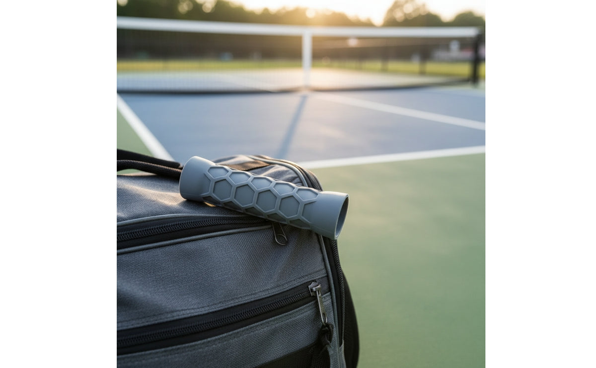 Non-Slip Pickleball Paddle Grip Sleeve Shock Absorbing Pickleball Paddle Grip Cover Sweat Resistant Sports Equipment Textured for Daily Training