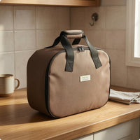 Electric Griddle Travel Bag Padded Griddle Carry Bag Boxy Top Handle