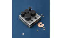 5-Hole Jewelry Disc   Precision Ground Metal Punch Die Head Hardened Alloy Steel Tool for Crafters, Workshop, Crafts
