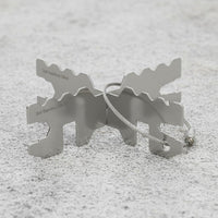 Cooktop Cross Stand Resistant Camping Cooktop Pot Support Outdoor Gear for Hikers, Backpacking