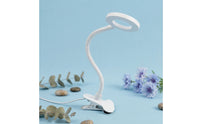 Attachable Lamp Flexible Gooseneck Lamp with Clip Handsunrestricted