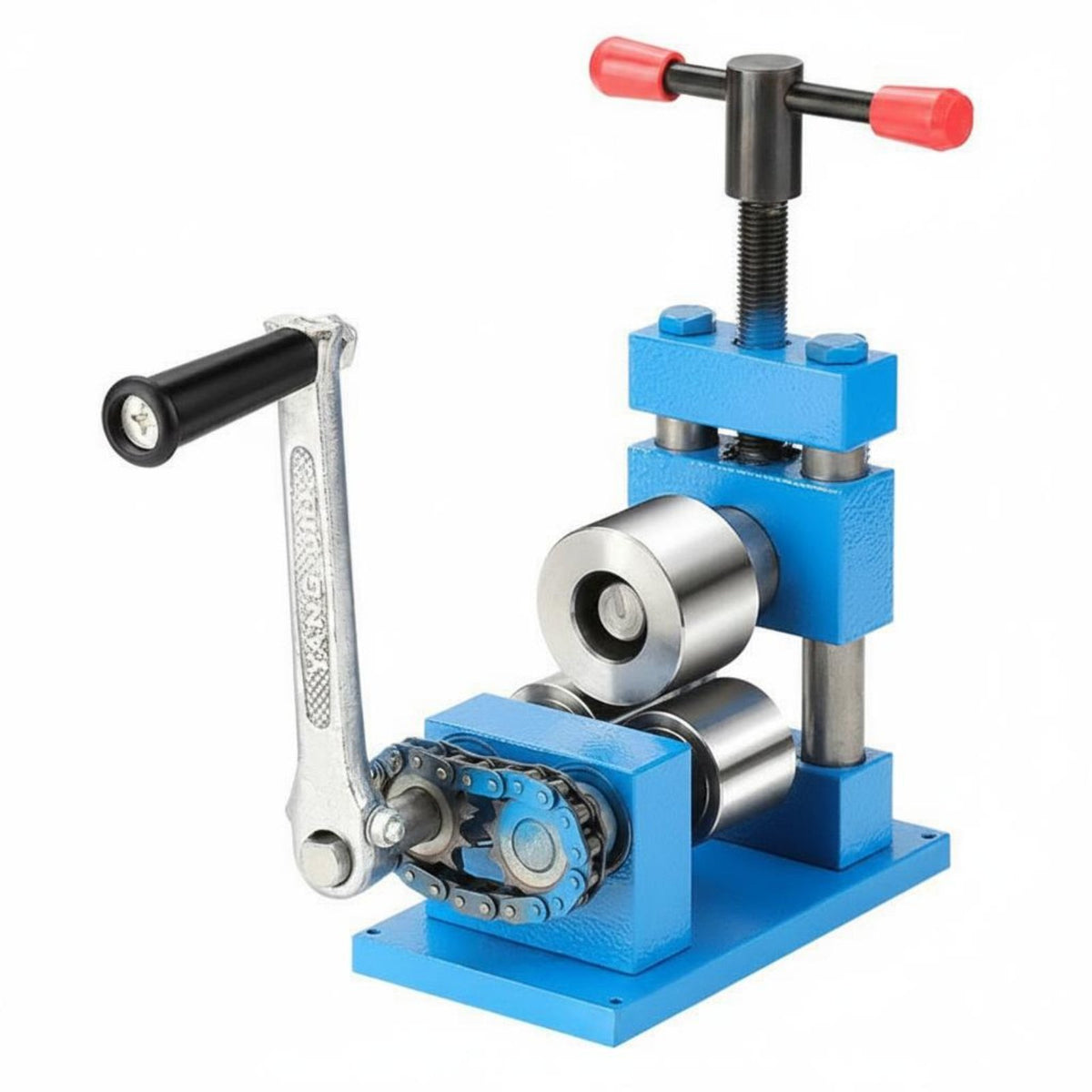 Bracelet Rolling Machine High Hardness Rollers Bracelet Bending Machine Effortless Hand Crank Jewelry for Jewelers, Workshop