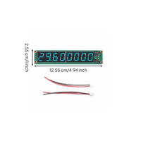Wide Measurement Range Frequency Display Component Selectable Gate Times Digital Frequency Counter Compact Design for Electronics Hobbyists