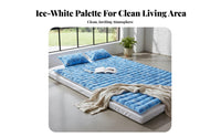 Water-Filled Cooling Mattress Electricity Summer Cooling Bed Pad Waterproof Water Mattress Pad for Hot Sleepers, Students, Dorm Room