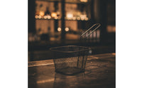 Rust Resistant French Fry Basket Long-Lasting Fry Basket with Handle Dishwasher Safe Easy to Clean for Restaurants
