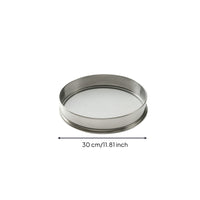 Glaze Sieve Stainless Steel Slip Strainer Sieve with Metal Mesh Rigid Rim Sifter Round for Potters, Pottery Studio