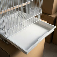 Bird Cage and Parrot Cage, Single-Level Rectangular Guinea Pig Cage and Pigeon Cage, Folding Pet Cage for Secure Indoor and Outdoor Enclosure