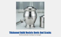 Thickened 304 Stainless Steel Grinding Bowl, Sturdy Pestle, No Interlayer, Kitchen, Laboratory, Herbal Grinding