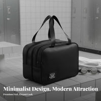 Travel Wash Bag Multifunctional Damp and Dry Separation Bag Large Capacity Waterproof Travel Organizer for Women, Journeyers, Swimming, Gym, Beach