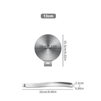 Stainless Steel Heat Distributor Plate with Detachable Handle Flat Cooktop Heat Reducer Long-Lasting Cooking Accessory Safe