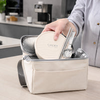Foldable Bento Lunch Box, 620ml Single-Serving Snack Box with Cutlery, 304 Stainless Steel Food-Grade Compartments for Office & School, 15.5x4cm