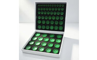 68 Pieces Watch Crystal Pressing Dies Recessed Watch Bezel Press Dies Foam-Lined Tooling for Watchmakers, Hobbyists, Workshops