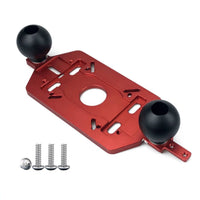 Router Base Plate with Handles Aluminum Alloy Router Base Plate with Handle Universal for Woodworkers, Hobbyist Crafters, Edge Shaping, Groove Cutting