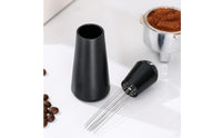 Stainless Steel WDT Espresso Distribution Tool Compact Espresso Distribution Tool Food Safe Distributor Comfortable Grip for Baristas, Cafes