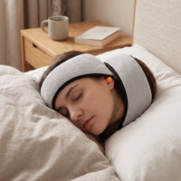 Noise-Cancelling Earmuffs with Plush Lining for Sleep, Cycling, and Wind Protection