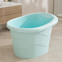 Deep Baby Bath Tub Safe Baby Bath Comfortable Toddler Wash Tub Soft for Bathroom