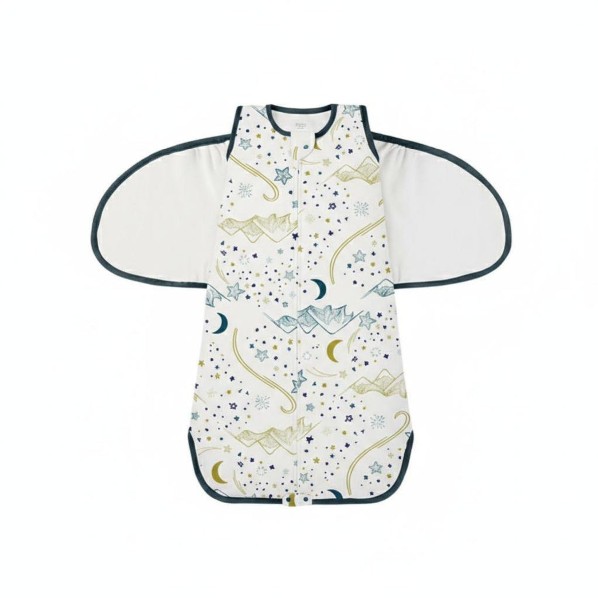 Breathable Convertible Swaddle Sack Skin-Friendly Transitional Swaddle Bag 2-Way Zipper Infant Sleepwear for Newborns, Infants, New Parents, Sleeping, Bedtime, Naptime, Napping