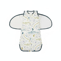 Breathable Convertible Swaddle Sack Skin-Friendly Transitional Swaddle Bag 2-Way Zipper Infant Sleepwear for Newborns, Infants, New Parents, Sleeping, Bedtime, Naptime, Napping