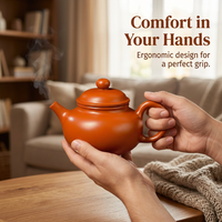 Handmade Chinese Yixing Teapot for Loose Leaf Tea, Small Capacity Artisanal Tea Pot, Tea Vessel for Loose Leaf, Yixing Teapot with Fine Craftsmanship