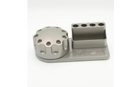 Rotating Screwdriver Rack Shiny Finish Desktop Screwdriver Stand Rectangular Foundation Tool Holder Stand