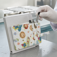 Cute Cartoon Nurse Pen Pouch with Flip Cover, Large Capacity Doctor Chest Pocket Pen Holder, Leak-Proof Pen Sleeve Clip