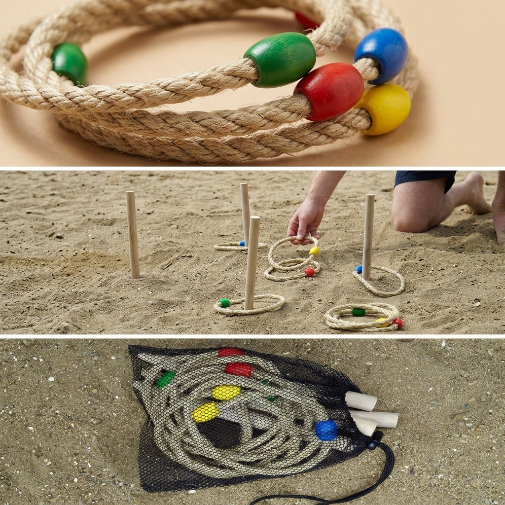 Outdoor Beach Rope Ring Toss Game for Kids and Family Leisure Sports Group Activities