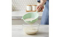 Fine Mesh Sieve Standing Design Kitchen Sieve Stable Base Design Handle Food Strainer