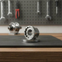 9T Flywheel Tool Compact Cassette Lockring Tool Two-Wheeler Sprocket Remover for Home Garage