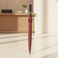 Wind-Resistant Straight Handle Umbrella Slim-Profile Large Outdoor Umbrella Oversize Quick-Dry for Business Professionals