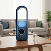 Bladeless Spray Fan Perforated Air Outlets Desktop Humidifying Ventilation zoneSaving Home Design Appliance