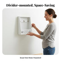 Retro Design Key Storage Box Decorative Key Storage Cabinet Housewarming Gift Entryway Organizer Easy Installation for Interior Design Enthusiasts, Homeowners, Families, Hallway, Mudroom, Kitchen, Living Room